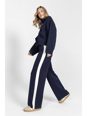 Deni Cler Milano Deni Cler Milano Spodnie dresowe T-DC-500D-F2-20-58-1 Granatowy Loose Leg