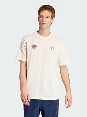 adidas adidas Koszulka techniczna 161887 Biały Loose Fit