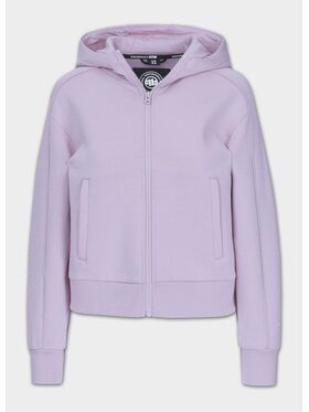 PITBULL PITBULL Bluza damska rozpinana z kapturem Discovery M Fioletowy Regular Fit