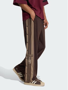 adidas adidas Pantaloni trening Adibreak Classic KS7398 Maro închis Regular Fit