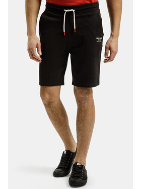 Cross Jeans Cross Jeans Szorty sportowe 49074-020 Czarny Regular Fit