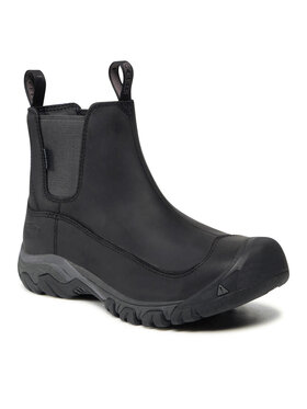 Keen Keen Kotníková obuv s elastickým prvkem Anchorage Boot III WP 1017789 Černá