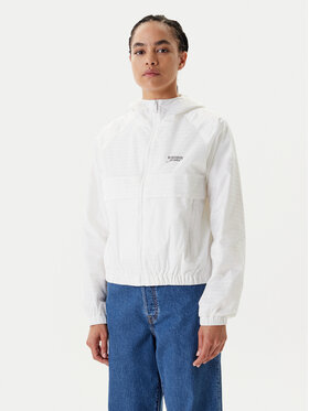 Tommy Jeans Tommy Jeans Jakna protiv vjetra Jacquard DW0DW20952 Écru Relaxed Fit