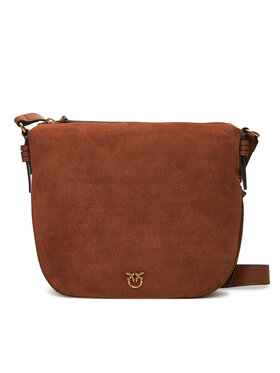 PINKO PINKO Handtasche Hobo Zip Around Classic Al 25-26 PLTT 105113 A2JH Braun