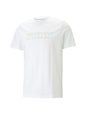 Puma Puma T-Shirt 538219 Biały Regular Fit