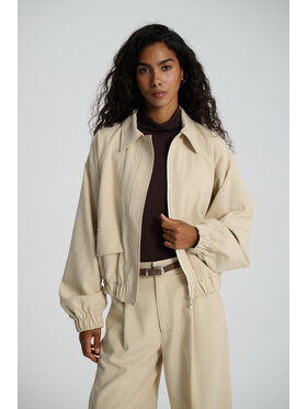 Le Songe Le Songe Kurtka bomber MARGO Beżowy Basic Fit