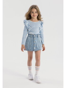 minoti minoti Spódnica jeansowa 22skirt41 Niebieski Regular Fit