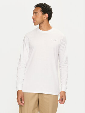 Tommy Jeans Tommy Jeans Majica dugih rukava Linear DM0DM18551 Bijela Slim Fit