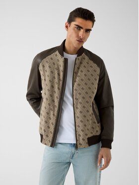 Guess Guess Bunda pro přechodné období 182886 Hnědá Classic Fit