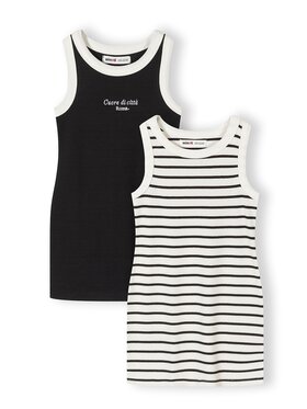 minoti minoti Sukienka codzienna 30DRESS185 Czarny Regular Fit