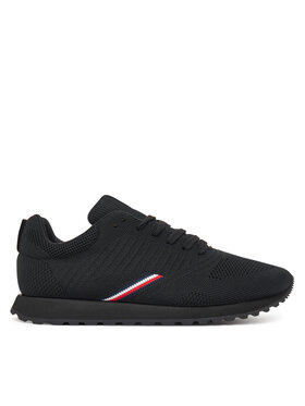 Tommy Hilfiger Tommy Hilfiger Снікерcи New Runner Eva Corpo Knit FM0FM05648 Чорний