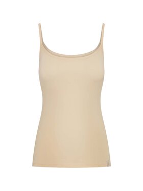 Esotiq Esotiq Top 32737-80X Beżowy Slim Fit