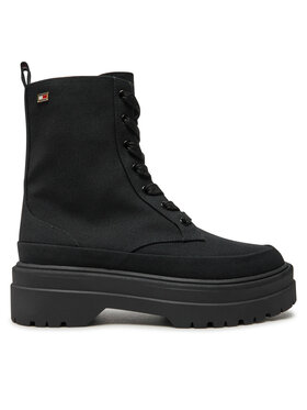 Tommy Hilfiger Tommy Hilfiger Μποτάκια FW0FW08200 Μαύρο