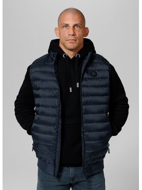 PITBULL PITBULL Bezrękawnik męski Lancaster S Granatowy Regular Fit