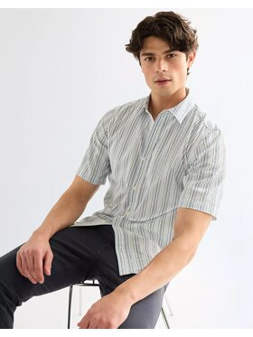 Wrangler Wrangler Koszula SS SHIRT Niebieski Regular Fit