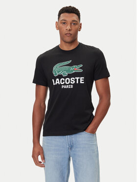 Lacoste Lacoste T-krekls TH5634 Melns Regular Fit