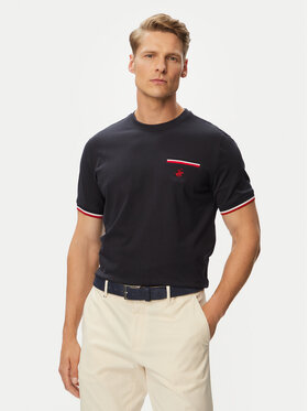 Beverly Hills Polo Club Beverly Hills Polo Club Majica P-SS26M-TS0112 Mornarsko modra Regular Fit