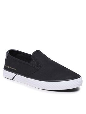 Tommy Hilfiger Tommy Hilfiger Tenisky Essential Slip-On Sneaker Bl FW0FW07249 Černá