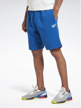 Reebok Reebok Szorty sportowe Reebok Identity Fleece Shorts H49689 Niebieski
