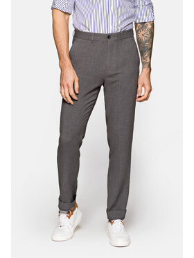 Lancerto Lancerto Spodnie materiałowe Landon Szary Regular Fit
