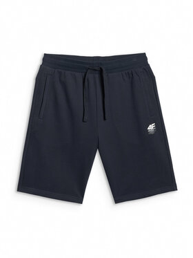 4F 4F Szorty sportowe PLAYER Granatowy Regular Fit