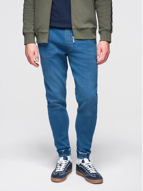 Ombre Ombre Joggery OM-PADJ-0242 Niebieski Jogger Fit