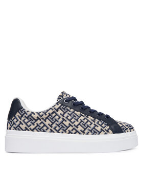 Tommy Hilfiger Tommy Hilfiger Snīkeri Chic Platform Monogram FW0FW09398 Bēšs