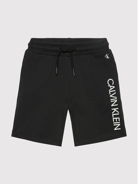 Calvin Klein Jeans Calvin Klein Jeans Pantaloni scurți sport Institutional Logo IB0IB00796 Negru Regular Fit