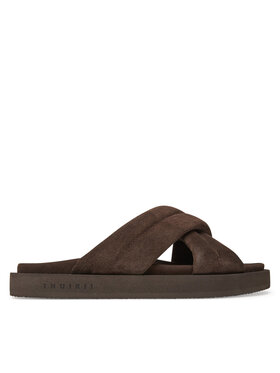 Inuikii Inuikii Šľapky Suede Crossed 50102-500 Hnedá