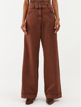 Patrizia Pepe Patrizia Pepe Jeans hlače 8P0518/D047-R805 Bordo rdeča Relaxed Fit