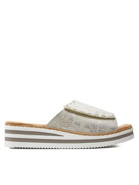 Rieker Rieker Natikači V0290-90 Srebrna