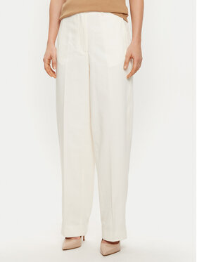 Tommy Hilfiger Tommy Hilfiger Pantaloni din material WW0WW43809 Écru Regular Fit