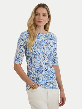 LAUREN RALPH LAUREN LAUREN RALPH LAUREN Bluză 200P09110001 Albastru deschis Slim Fit