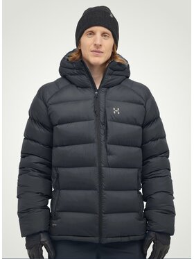 Haglöfs Haglöfs Kurtka puchowa Rosson Down Hood Men Czarny Regular Fit