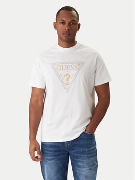 Guess Guess T-Shirt M6RI15 I3Z14 Biały Regular Fit