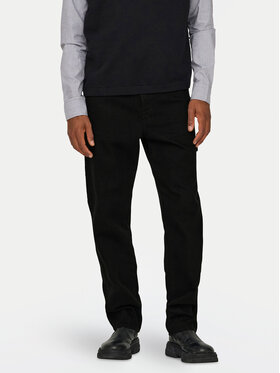 Only & Sons Only & Sons Džinsai 22030974 Juoda Straight Fit