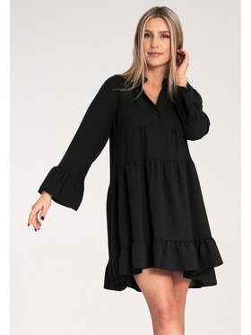 FIGL FIGL Sukienka codzienna M1136 Czarny A-Line Fit