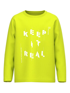 NAME IT NAME IT Bluzka 13218786 Żółty Loose Fit