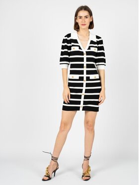 Silvian Heach Silvian Heach Každodenní šaty GPP23246VE Černá Slim Fit