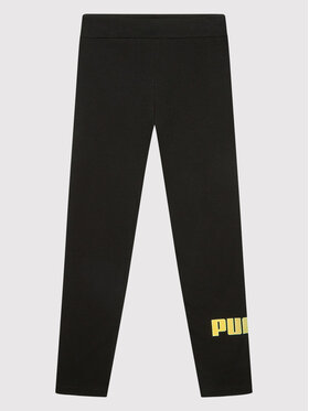 Puma Puma Legíny Essentials+ Bleach Logo 846961 Čierna Tight Fit
