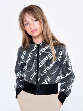 Karl Lagerfeld Kids Karl Lagerfeld Kids Bundy bomber Z16148 S Čierna Regular Fit