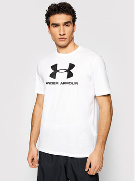 Under Armour Under Armour Tricou Ua Sportstyle Logo 1329590 Alb Loose Fit