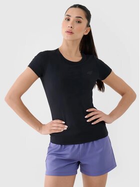 4F 4F Tričko 4FWMM00TFTSF1828-20S Čierna Regular Fit
