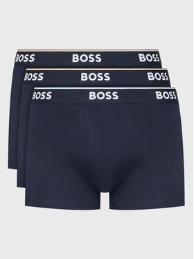 BOSS Boss Sada 3 kusů boxerek Power 50475274 Tmavomodrá