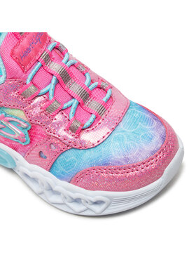 Skechers Tenisice Infinite Heart Lights 303755N/PKMT Srebrna