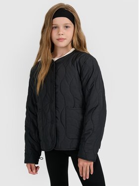4F 4F Kurtka puchowa 4FJRAW25TDJAF0767-20S Czarny Oversize