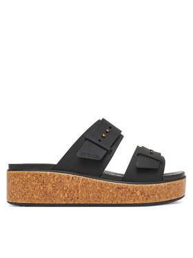 Crocs Crocs Plätud Brooklyn Cork Buckle 211252 Must