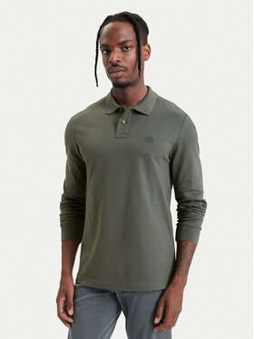 BOSS BOSS Polo majica Passerby 50507704 Khaki Slim Fit