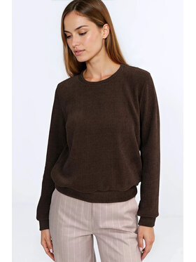 NIFE NIFE Bluza BL13 Brązowy Regular Fit