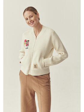 TATUUM TATUUM Sweter NOVIE Kremowy Classic Fit